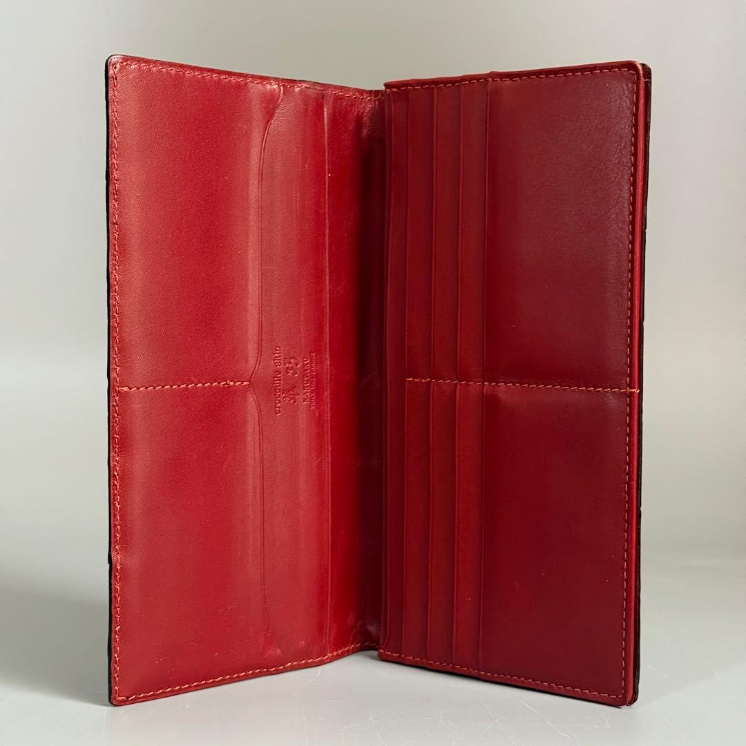 革巧 クロコダイル 長財布 日本製 ブラック クロコ 財布 プレリー ギンザ