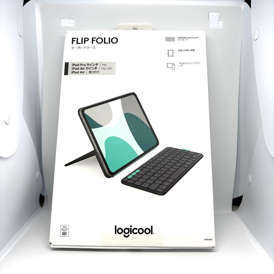 Logicool Flip Folio キーボードケースIK1185GRA