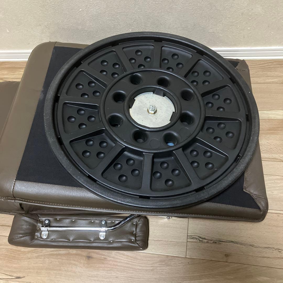 光製作所 MFR-本革 高級座椅子 ブラウン リクライニング 360度回転式