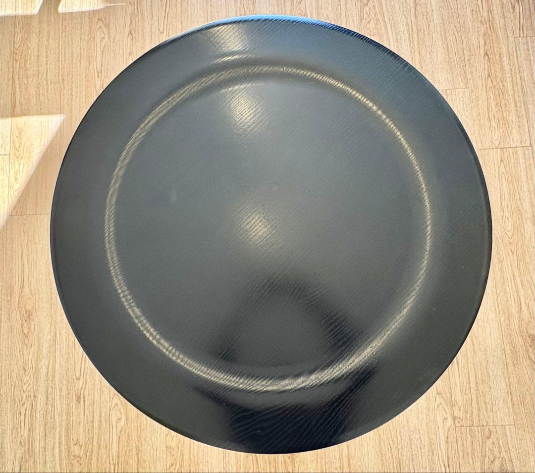 【名作】イームズ プライウッドコーヒーテーブル メタルベース CTM エボニー