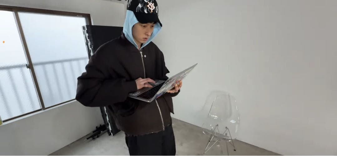 NULLUS 24AW reversible sorona bomber　1