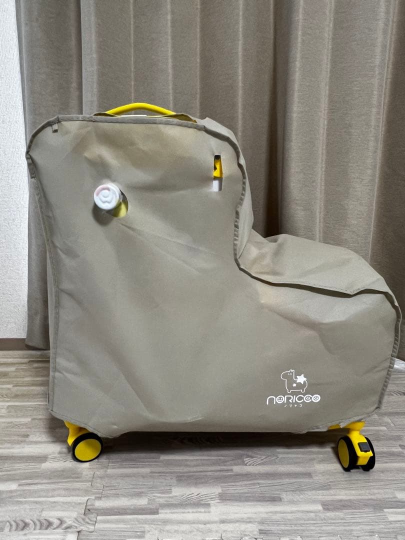 【キャスターロック付き】ノリッコ 子供が乗れるキャリー キッズ旅行 ケース
