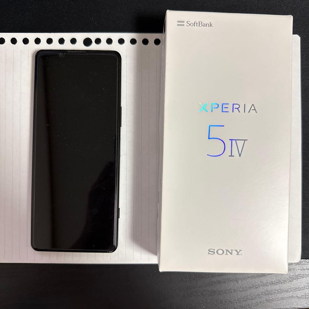【ジャンク品】SONY Xperia 5Ⅳ SOG09 ブラック 128GB