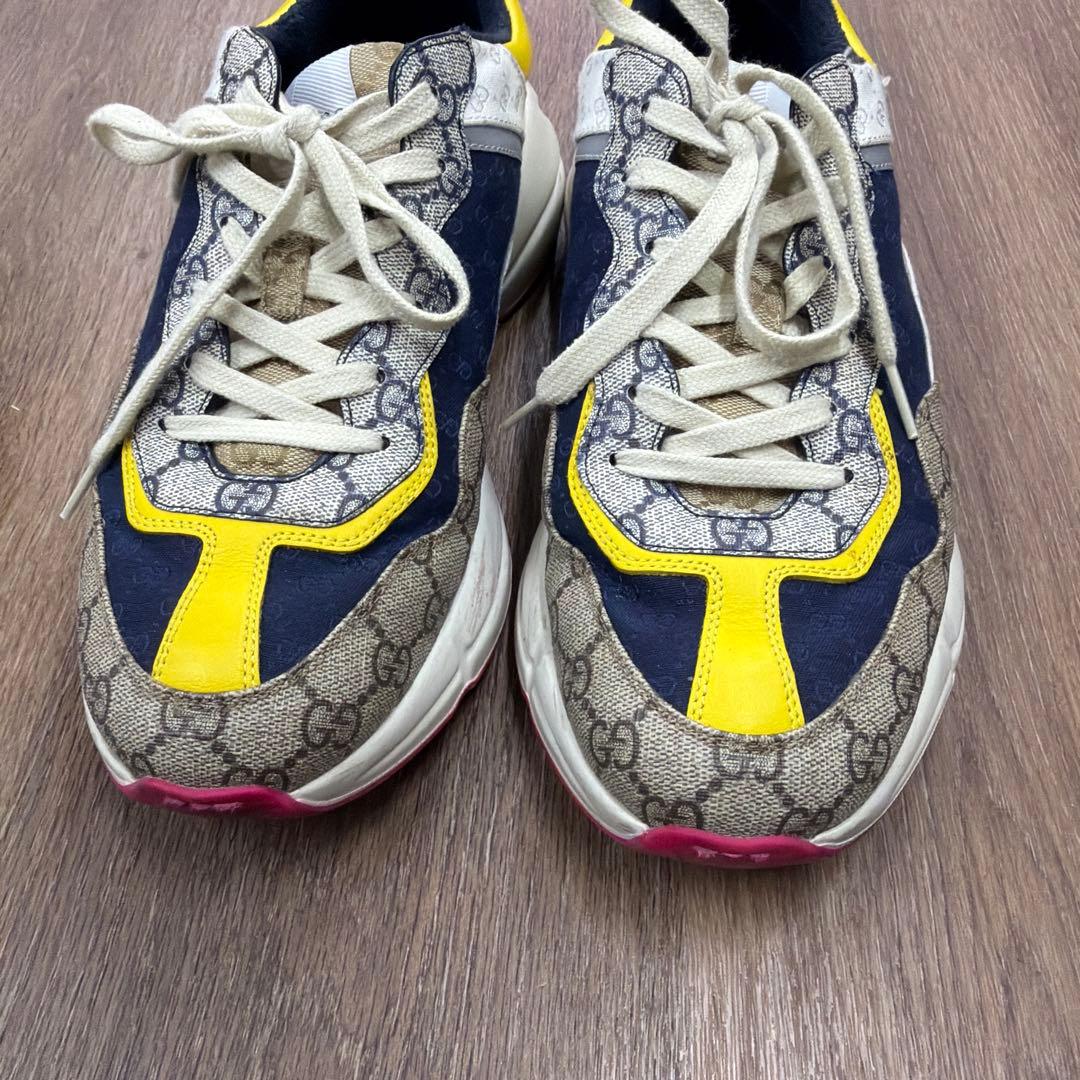 【値下げ】GUCCI グッチ　ライトン　スニーカー　GGスプリーム