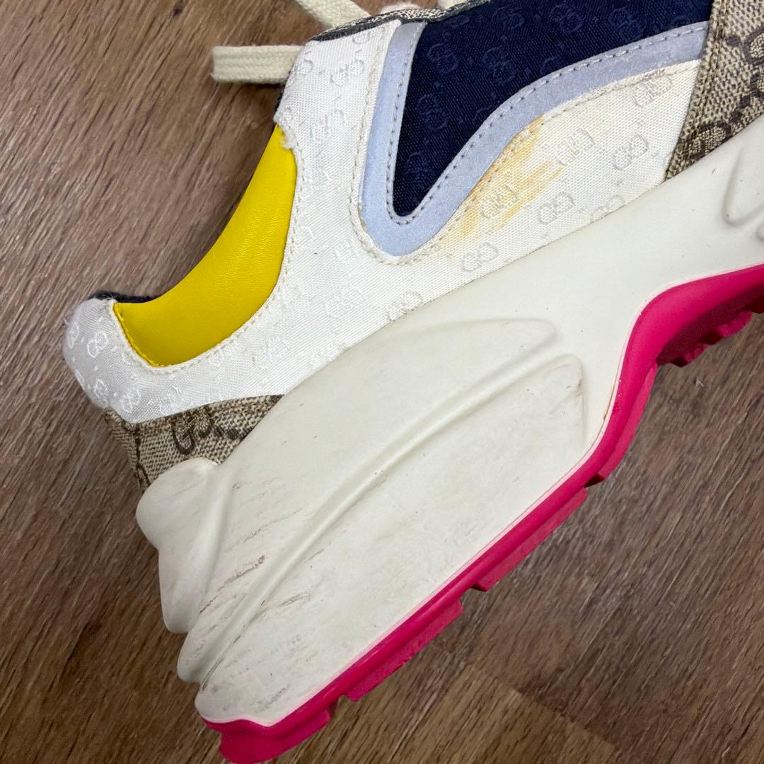 【値下げ】GUCCI グッチ　ライトン　スニーカー　GGスプリーム