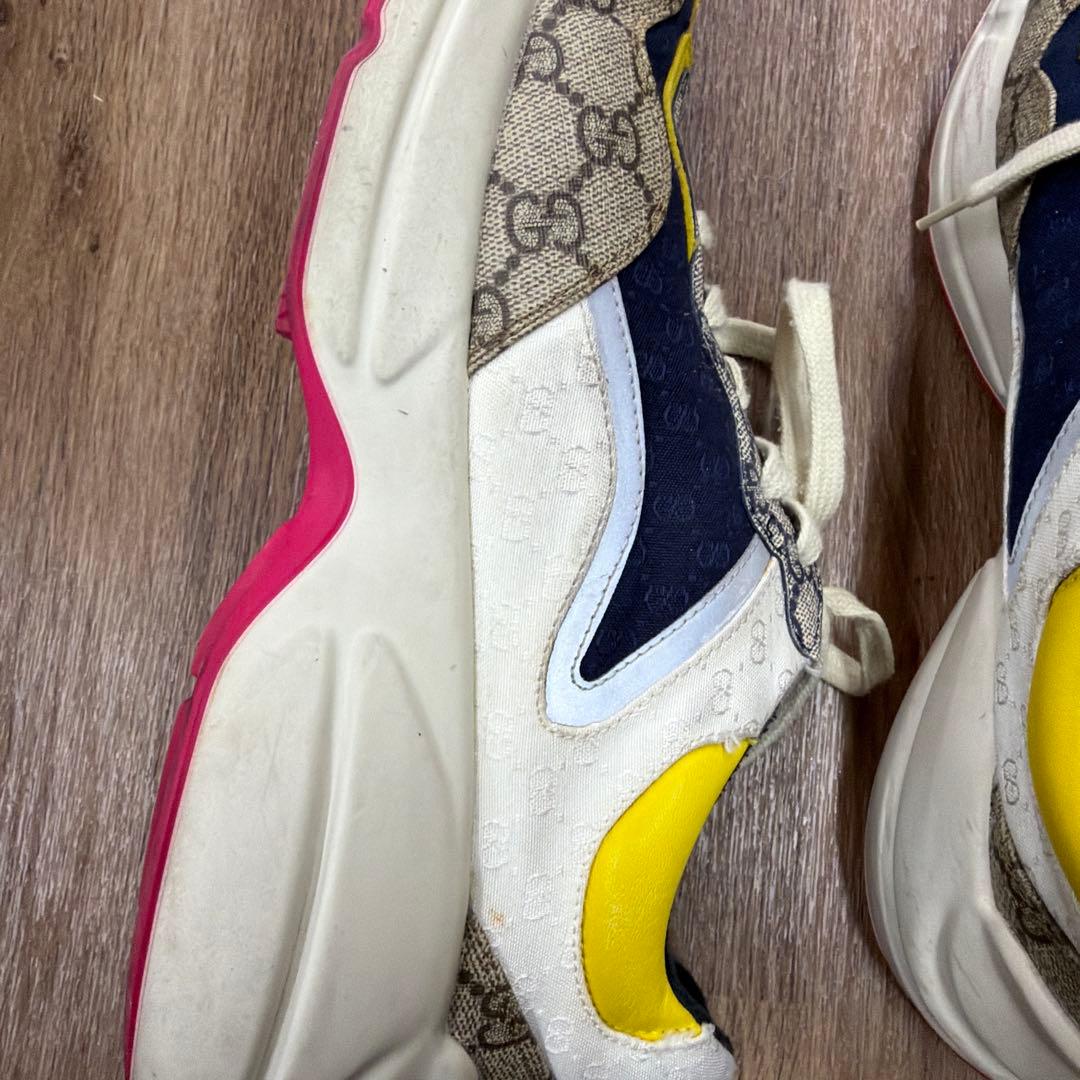 【値下げ】GUCCI グッチ　ライトン　スニーカー　GGスプリーム