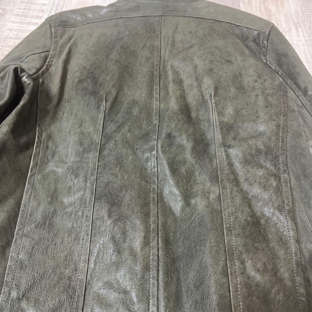 【日本製 riri製ダブルジッパー】SLOWGUN レザー ライダースジャケット