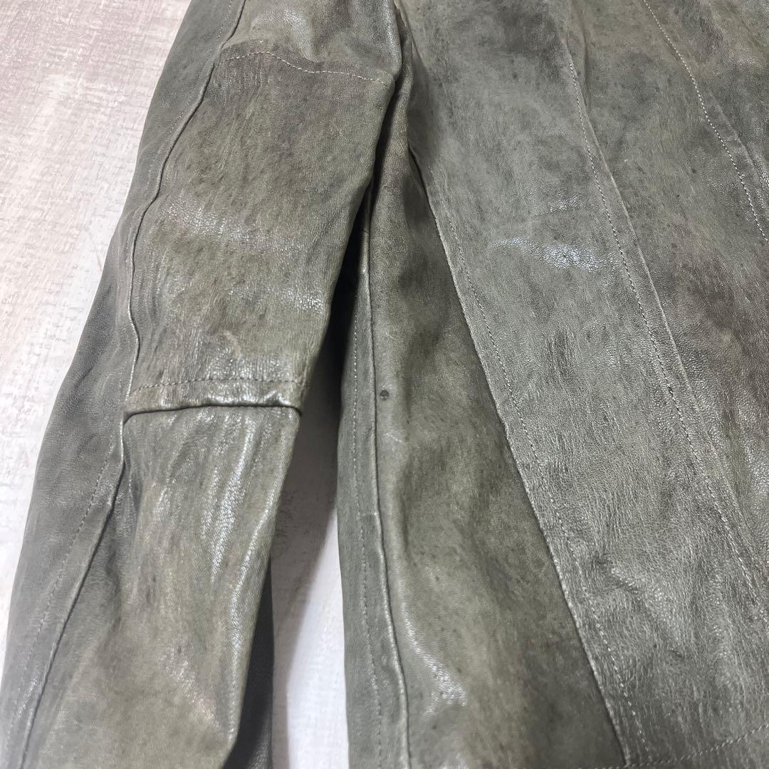 【日本製 riri製ダブルジッパー】SLOWGUN レザー ライダースジャケット