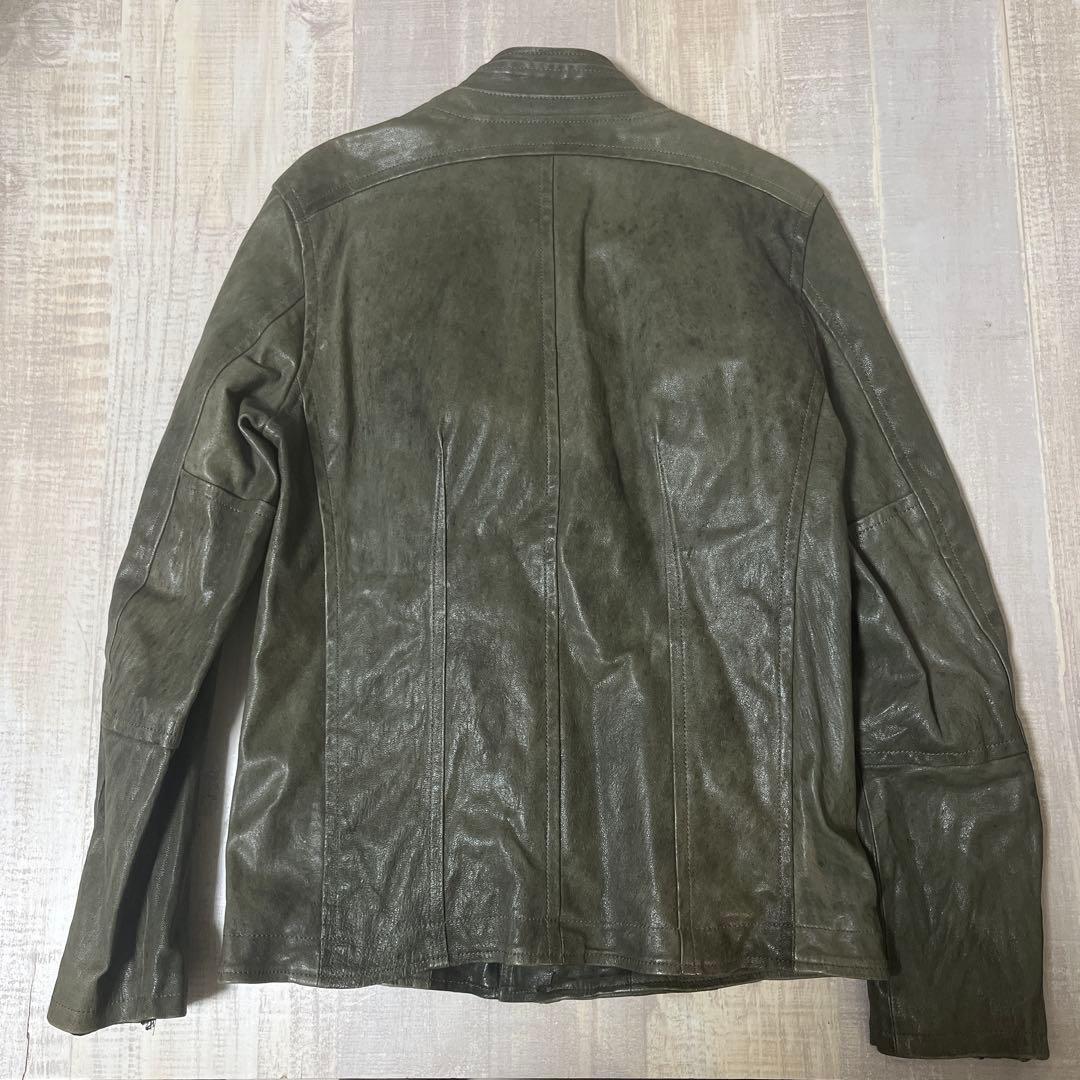 【日本製 riri製ダブルジッパー】SLOWGUN レザー ライダースジャケット