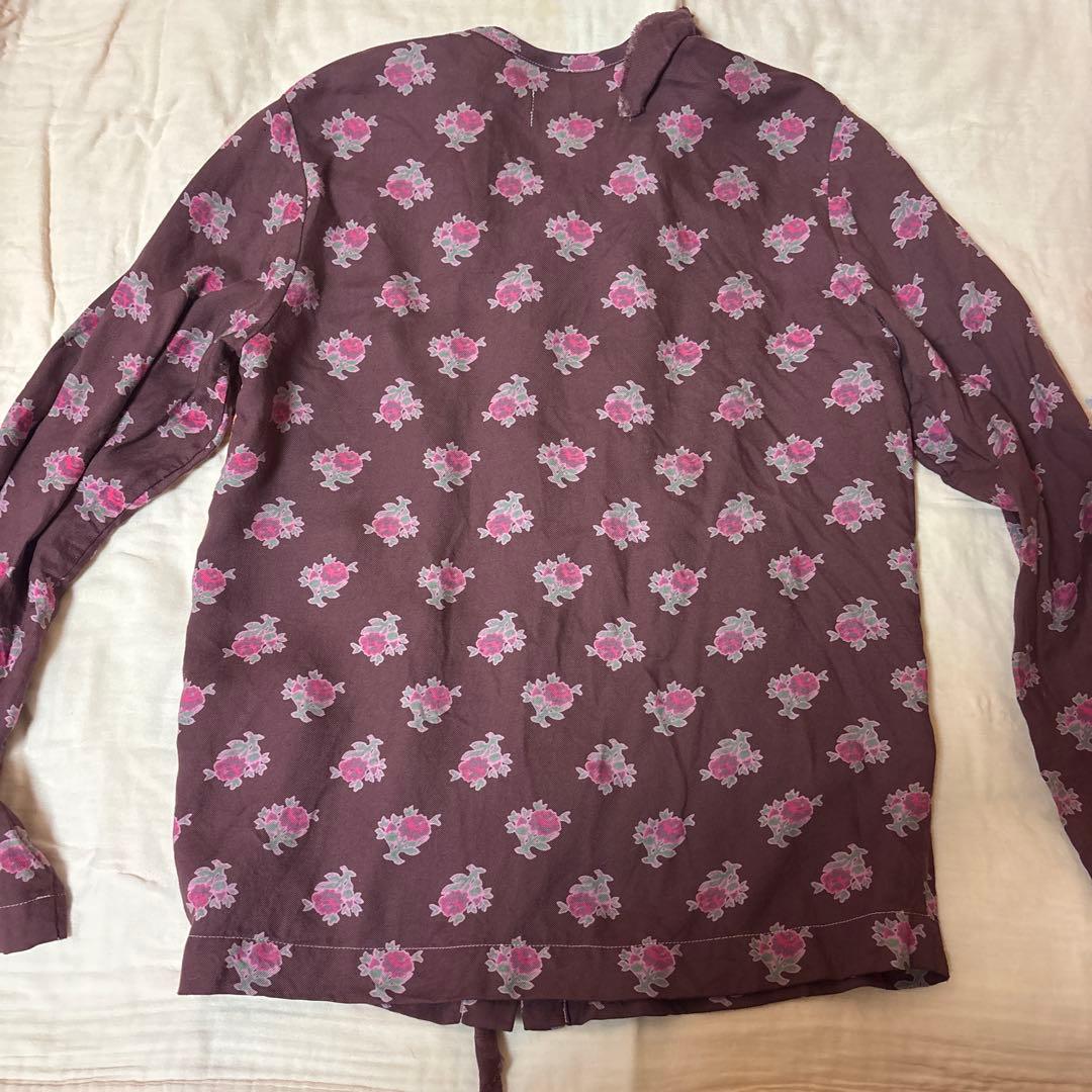 トリココムデギャルソン　花柄　フリルブラウス