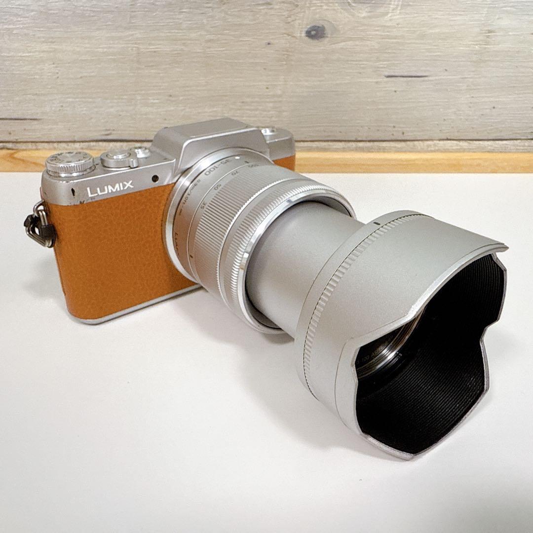【人気色✨動作確認済】LUMIX GF7 ダブルレンズ ミラーレス一眼 デジカメ