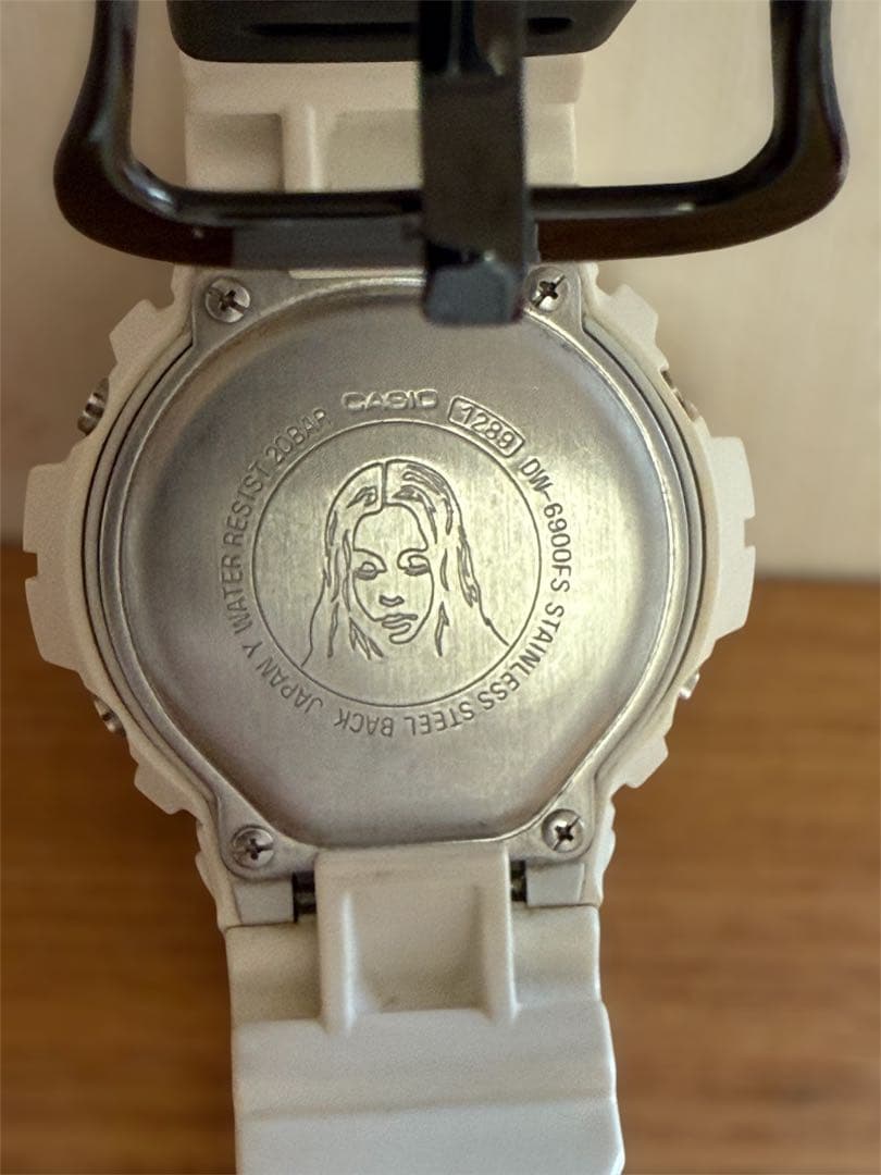 x-girl G-SHOCK デジタル腕時計 ホワイトDW-6900FS