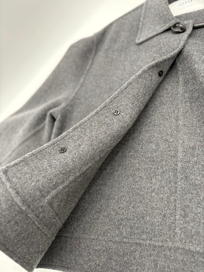 AMI PARIS アミパリス ウール カシミア ショートコート UJK212