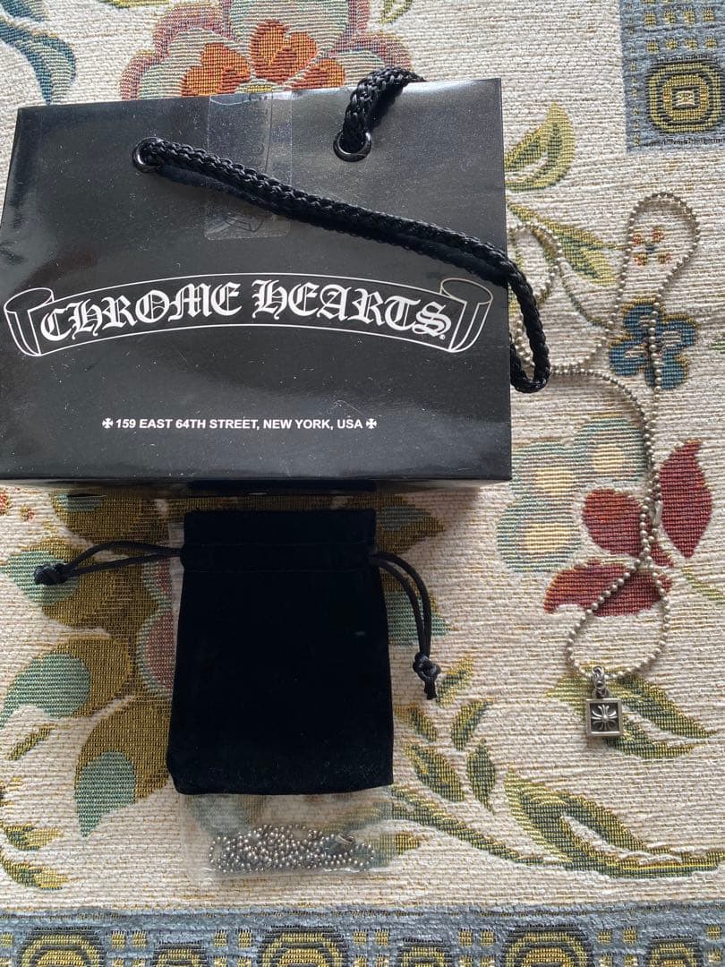 クロムハーツ フレームド チャーム CHプラス ネックレス