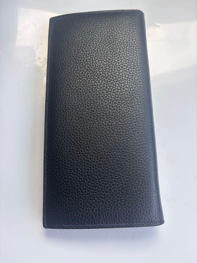 【極美品】ディオール CDアイコン バーティカル 2つ折りウォレット 長財布 黒