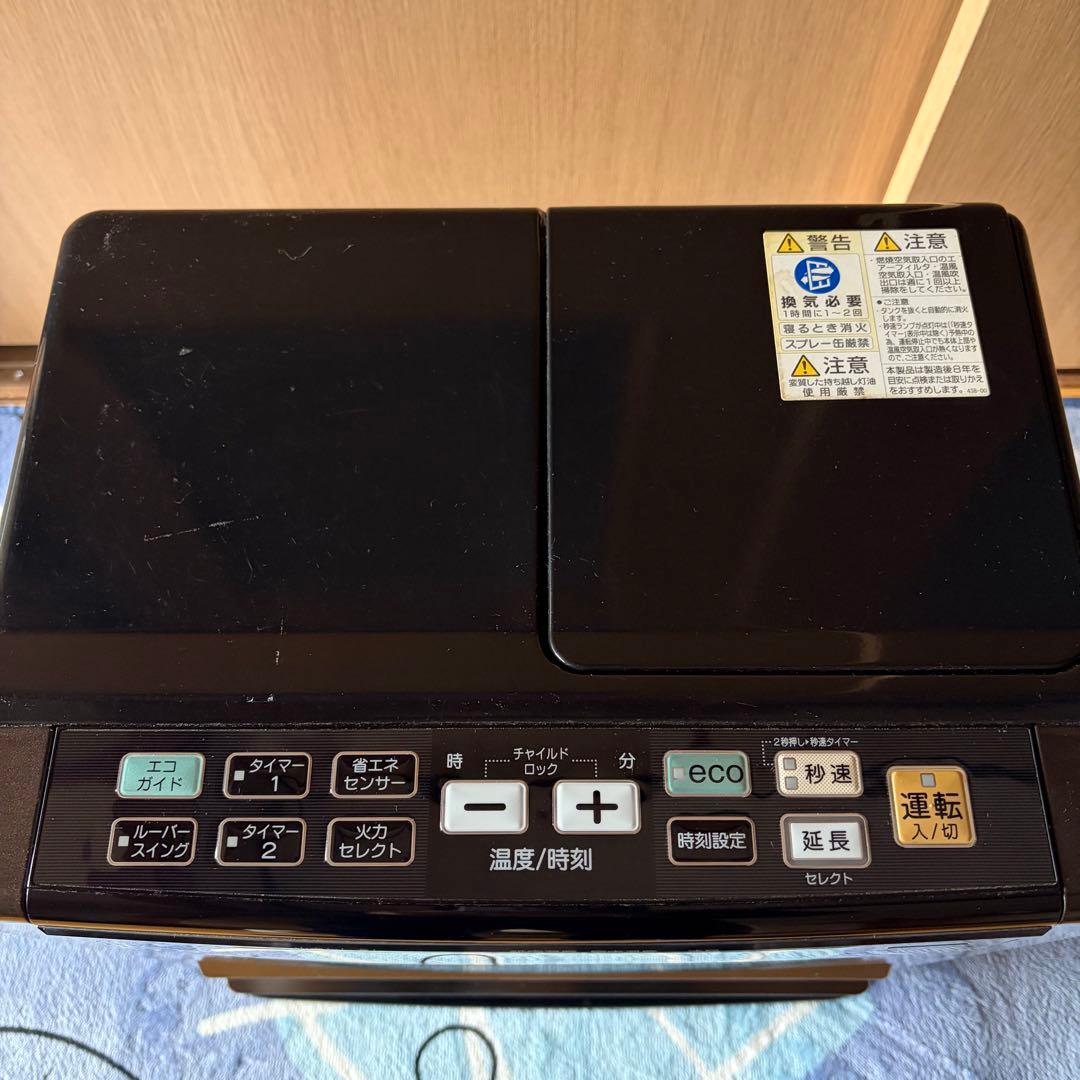 CORONA ブラック ストーブ 脱臭フィルター搭載　FH-CWZ36BY