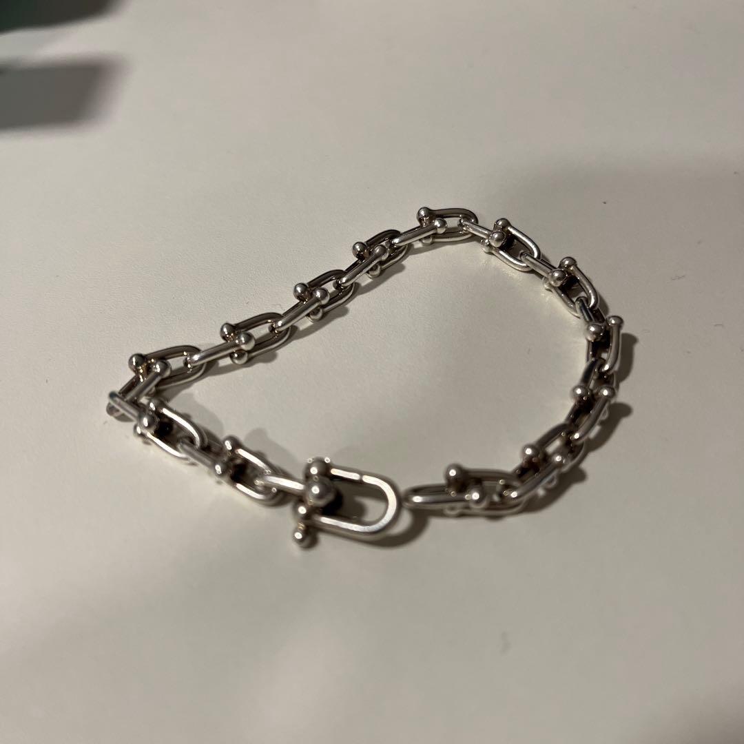 Tiffany & Co. ティファニー ハードウェアスモールリンクブレスレット