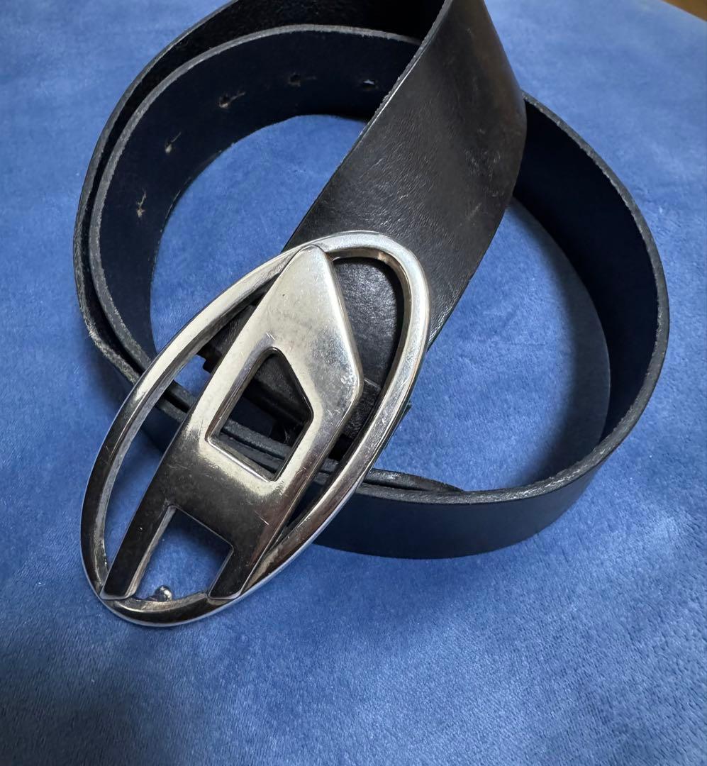 DIESEL ユニセックス ベルト B-1DR ブラック 75