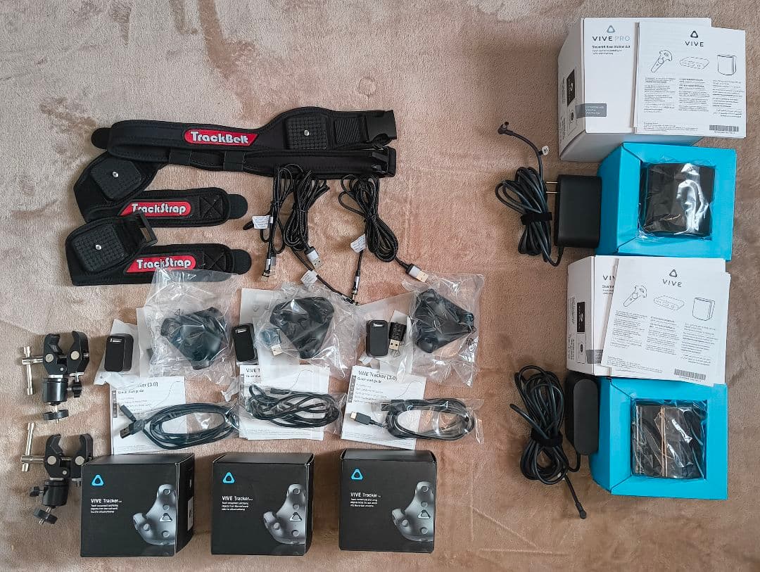 HTC Vive Tracker + Base Station + アクセサリー
