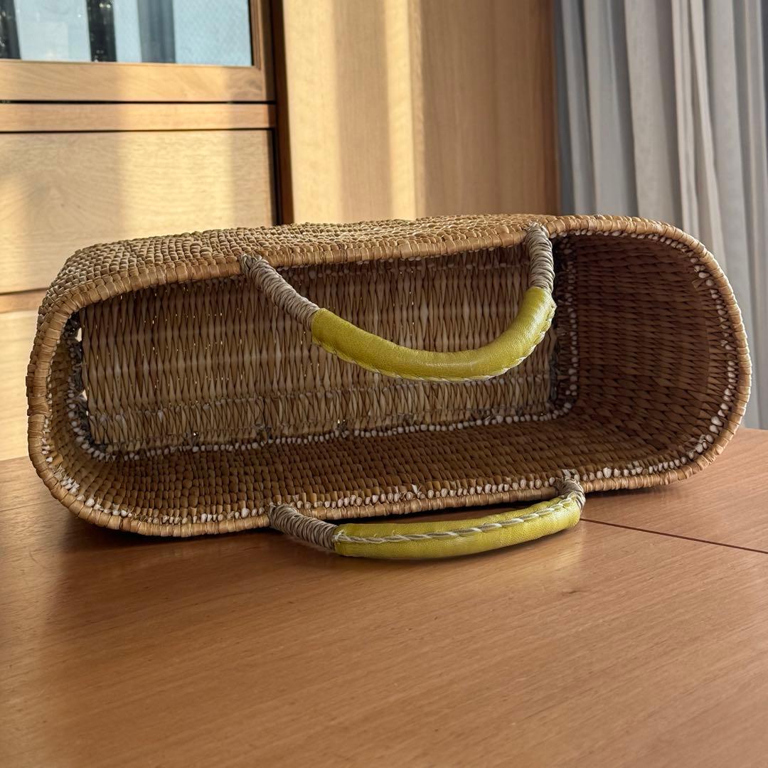 [1/9〆切] warang wayan ワランワヤン かごバッグ大小2点セット