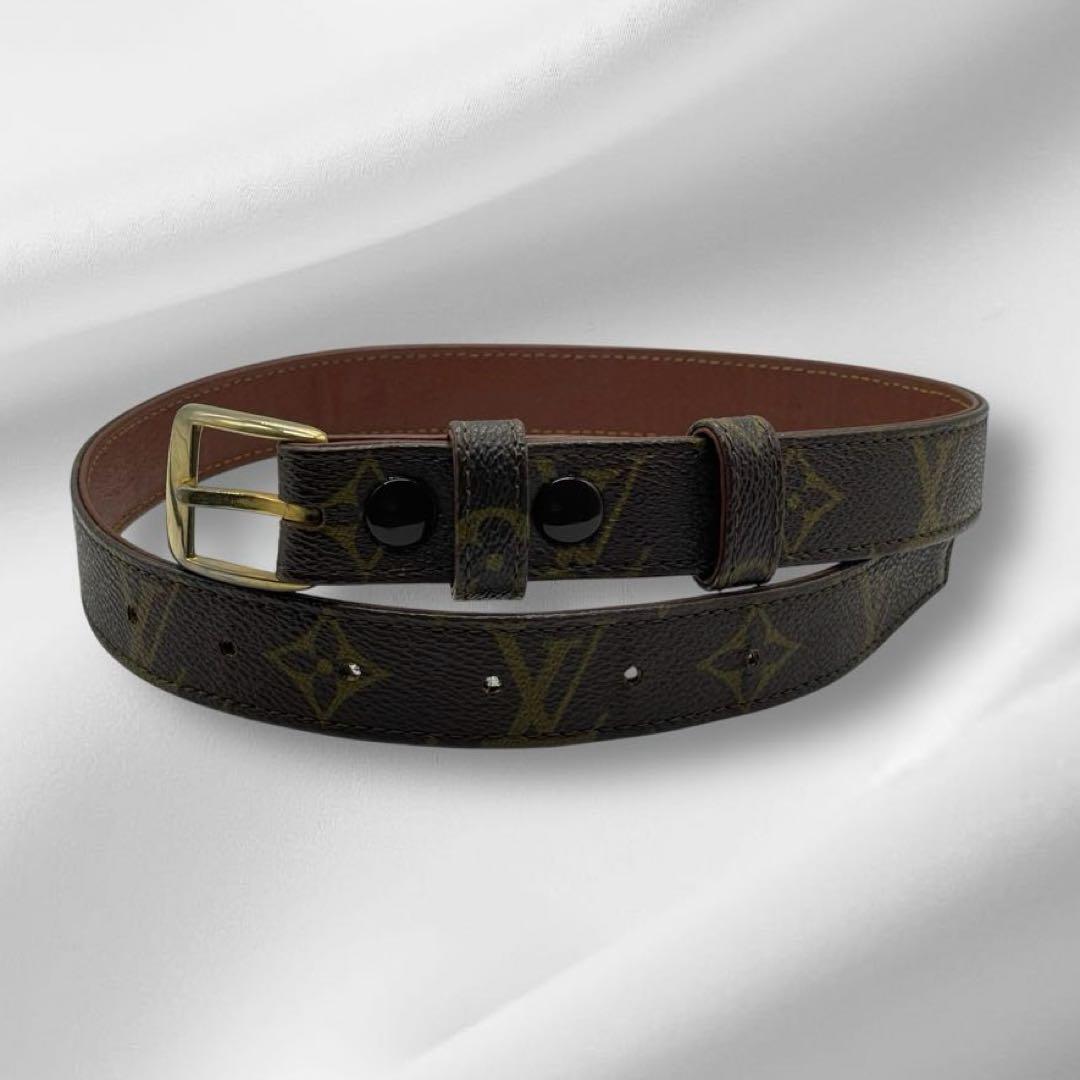 【美品】 ルイヴィトン　モノグラム ベルト レディースw2