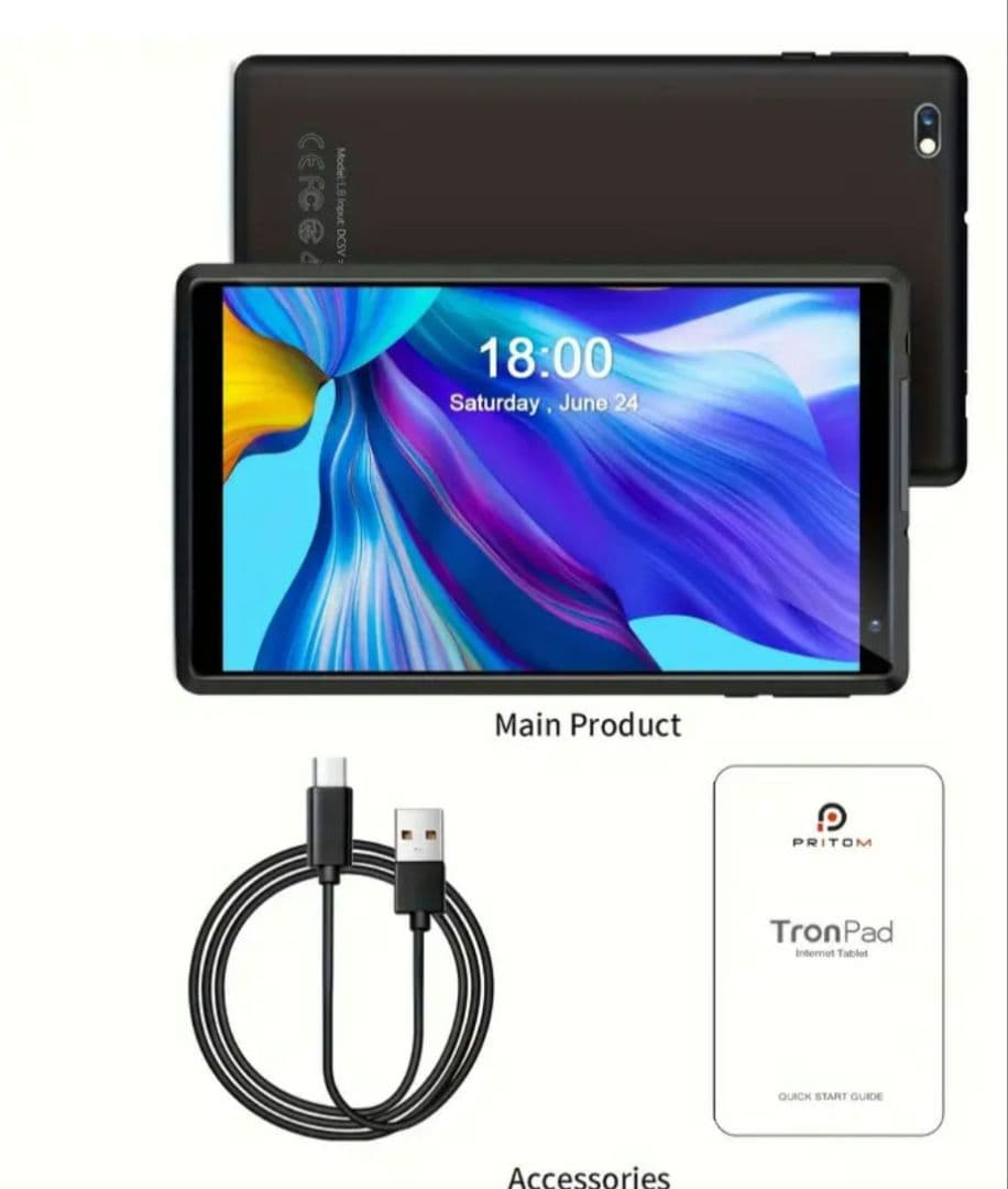 PRITOM 8インチ Android 13 タブレット 本体