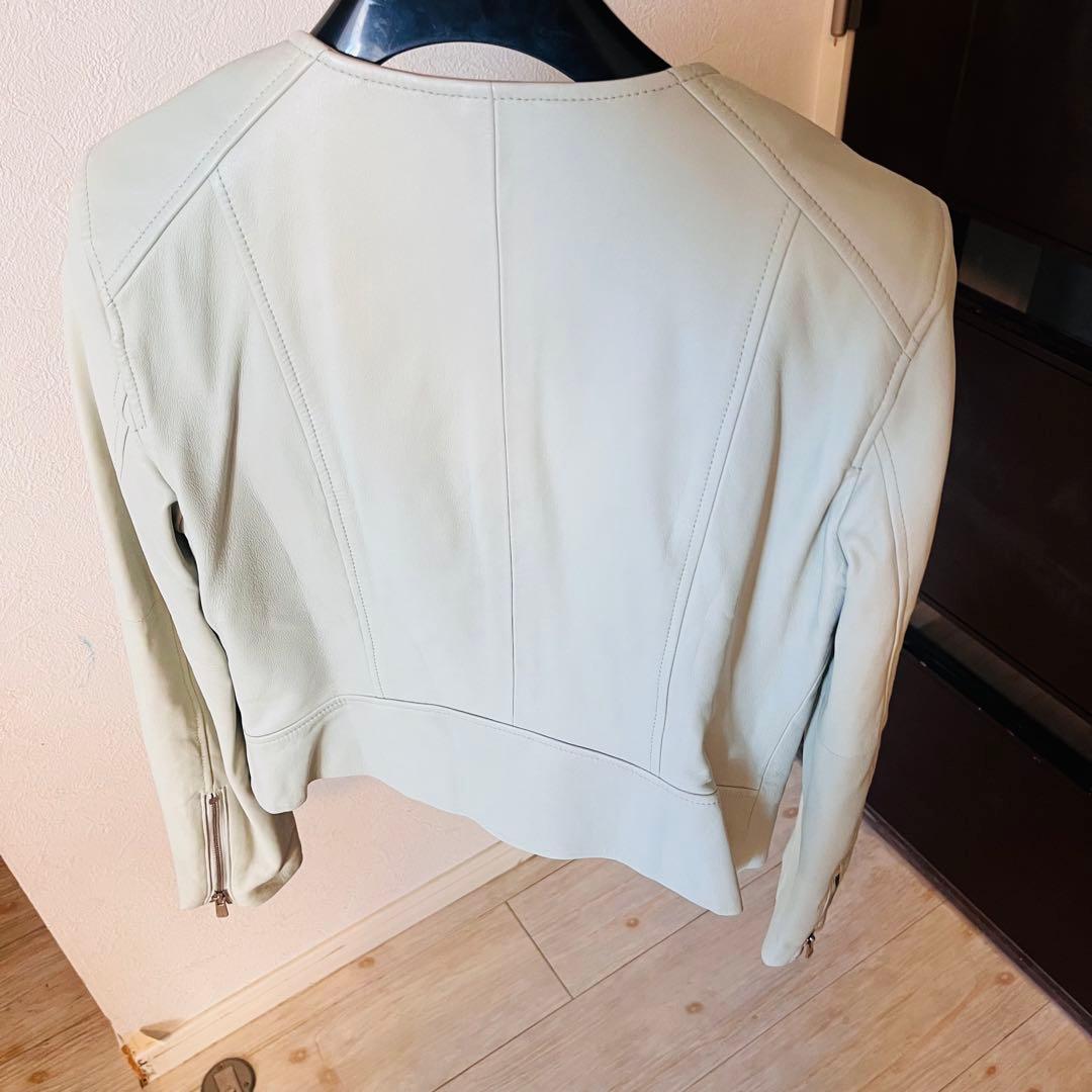 新品☆ ANAYI ラムレザークルージャケット/セオリー、23区、ロペ