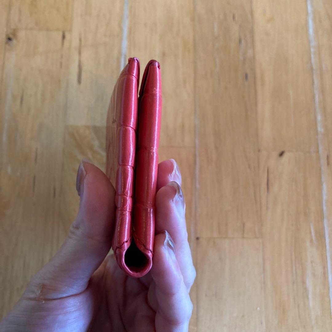 Tory Burch 赤 レザー 名刺入れ