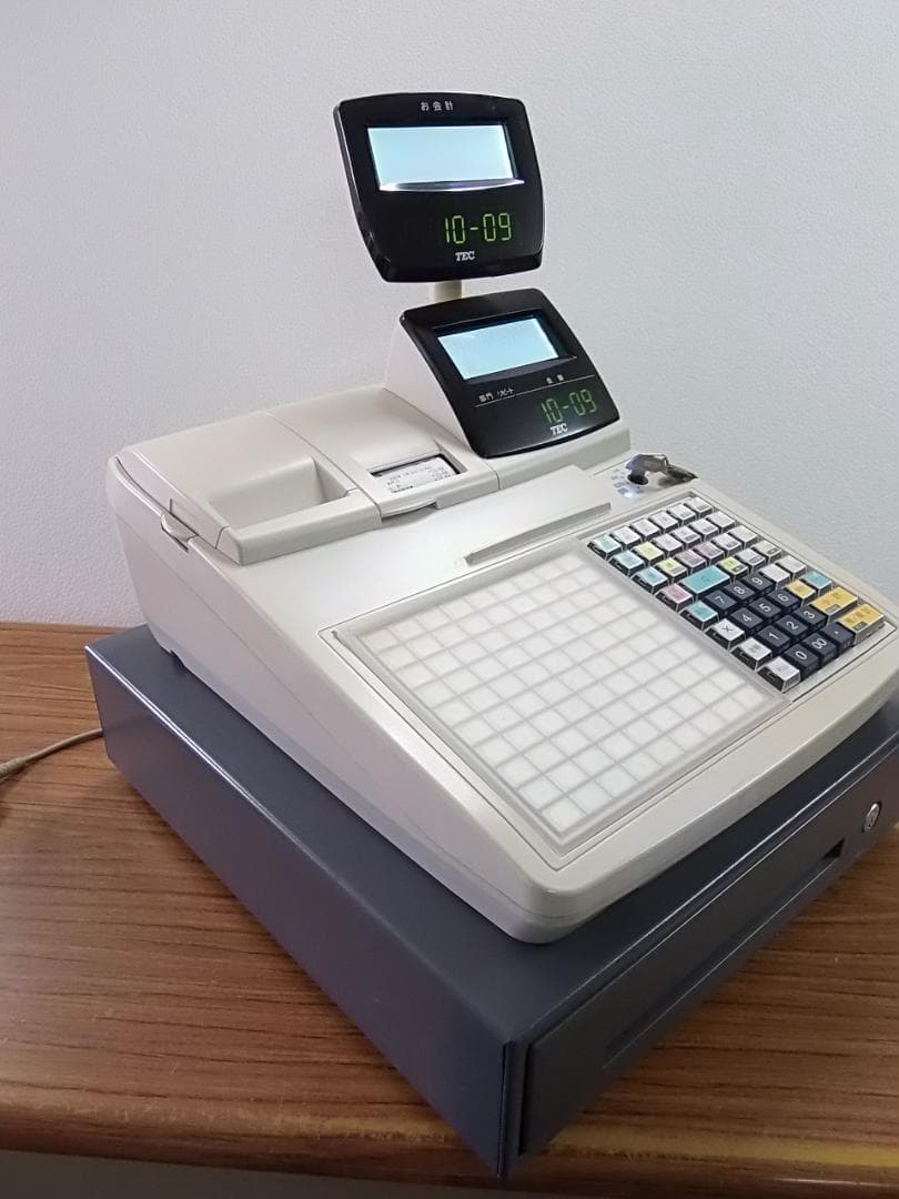 512スキャナー付設定無料FS-1550飲食向東芝テックインボイスレジスター