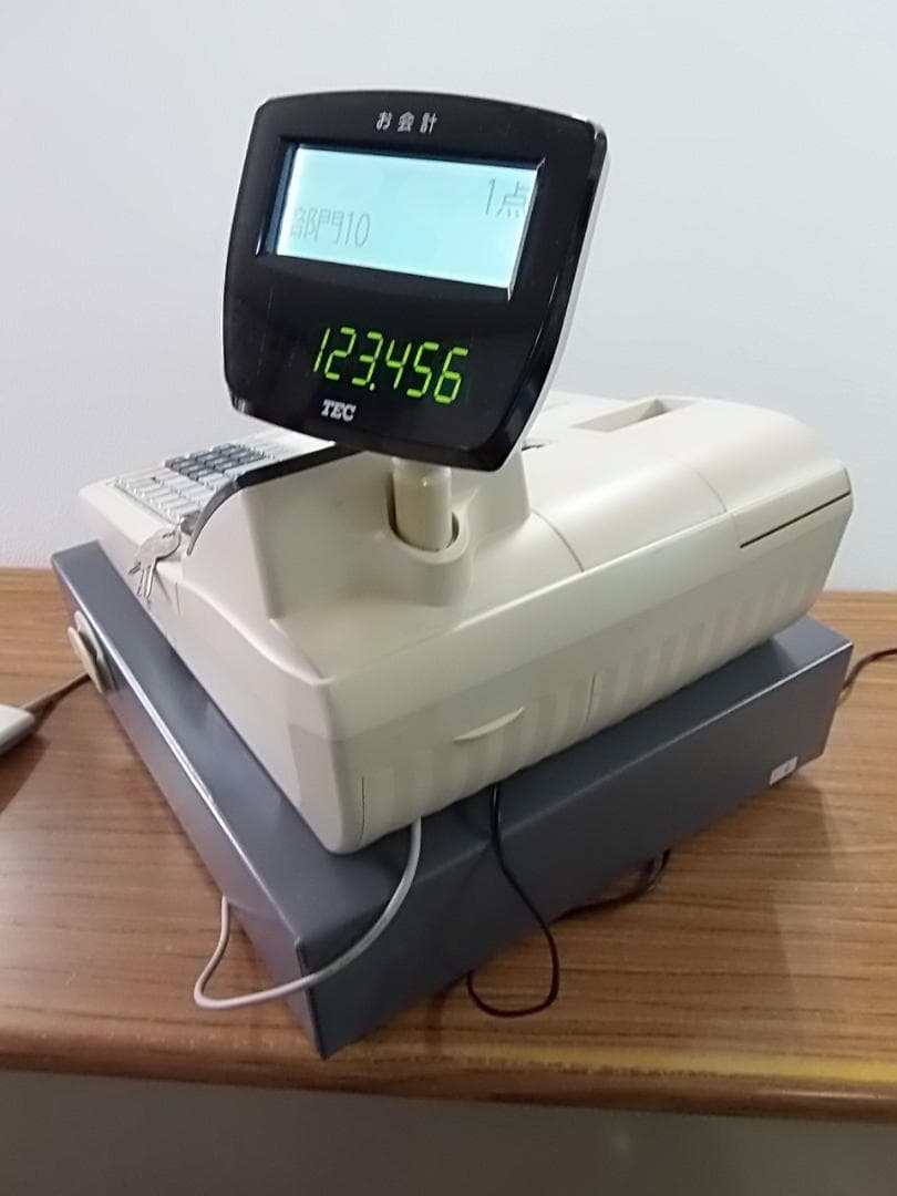 512スキャナー付設定無料FS-1550飲食向東芝テックインボイスレジスター