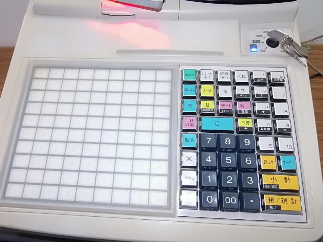 512スキャナー付設定無料FS-1550飲食向東芝テックインボイスレジスター