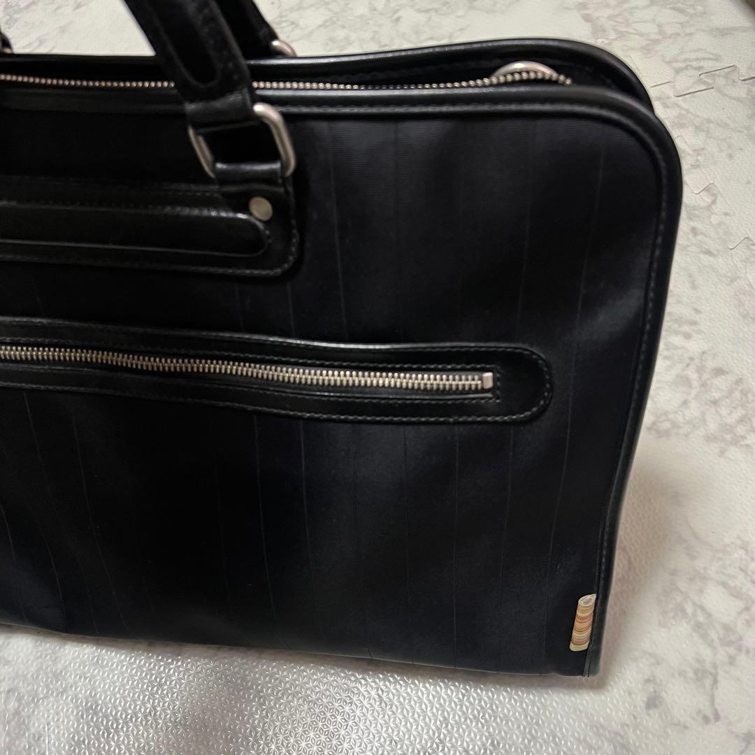 ポールスミス ビジネスバッグ 2WAY 大容量 A4/PC可 ナイロン×レザー