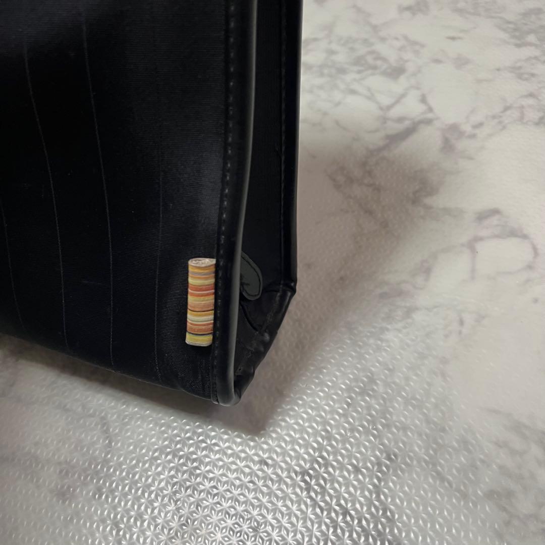 ポールスミス ビジネスバッグ 2WAY 大容量 A4/PC可 ナイロン×レザー