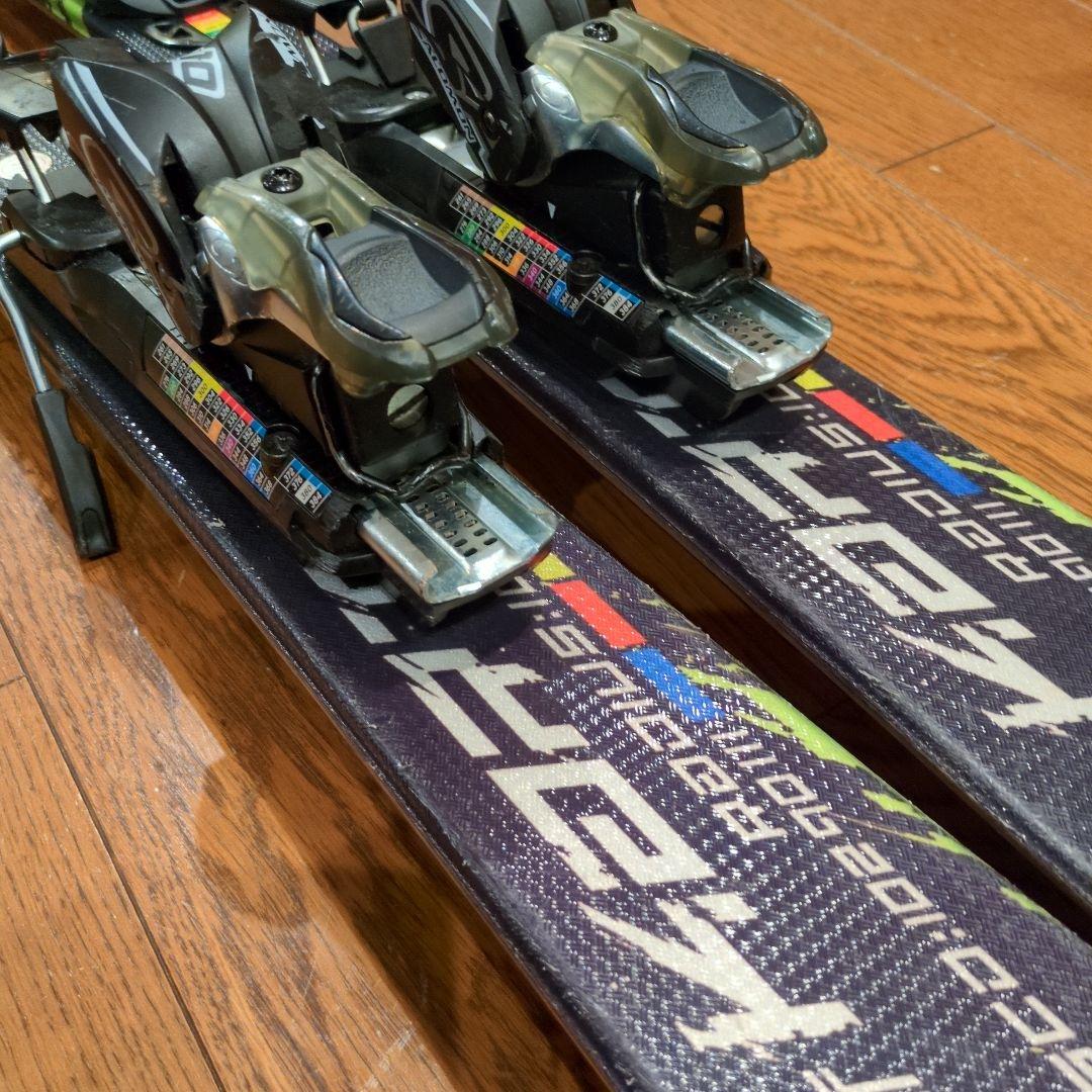 SALOMON SHORT KART 125cm ミッドスキー ②