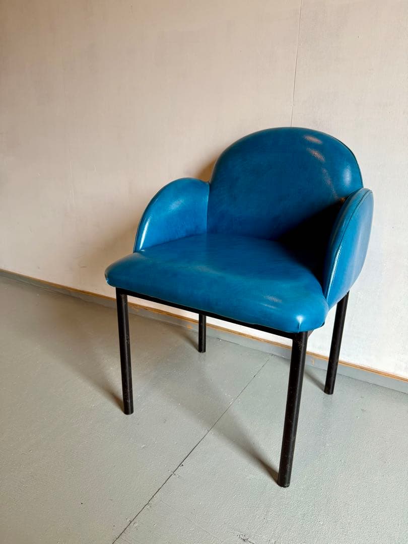 レトロ ポップ ビニールレザー チェア