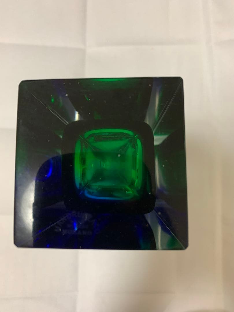 ◆ヴィンテージ◆ ムラノガラス　フラワーベース ミッドセンチュリー モダン 花瓶