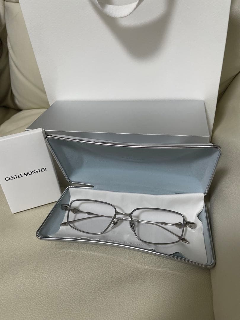 GENTLE MONSTER Atomic 02 リムレスメガネ クリアレンズ