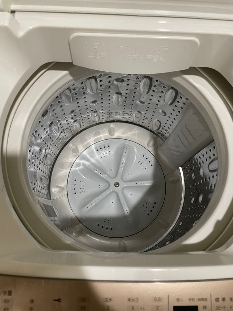 洗濯機　一人暮らし　YWM-TV80G1 8kg