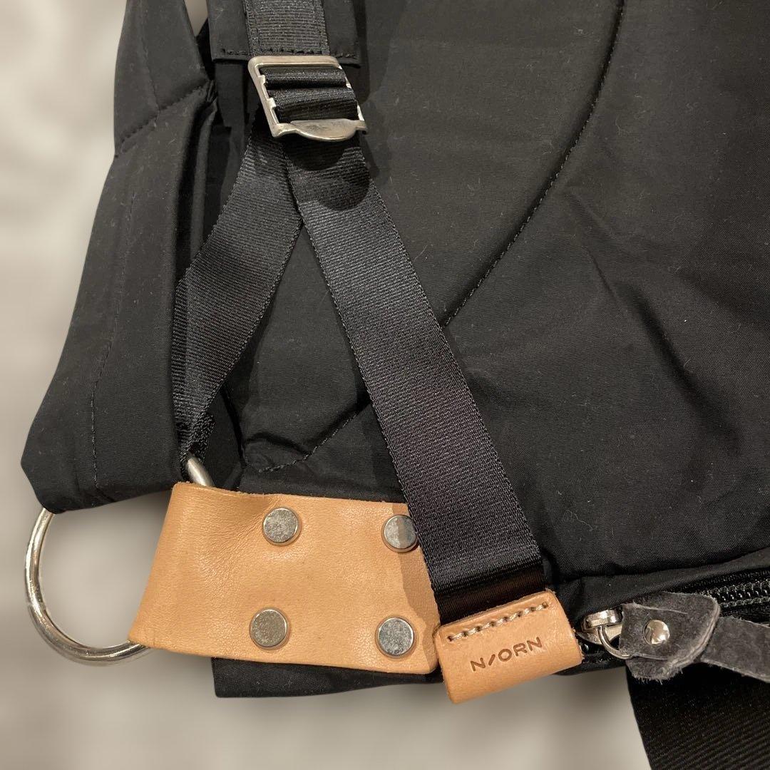 N/ORN ノルン 抱っこバッグ　ブラック美品