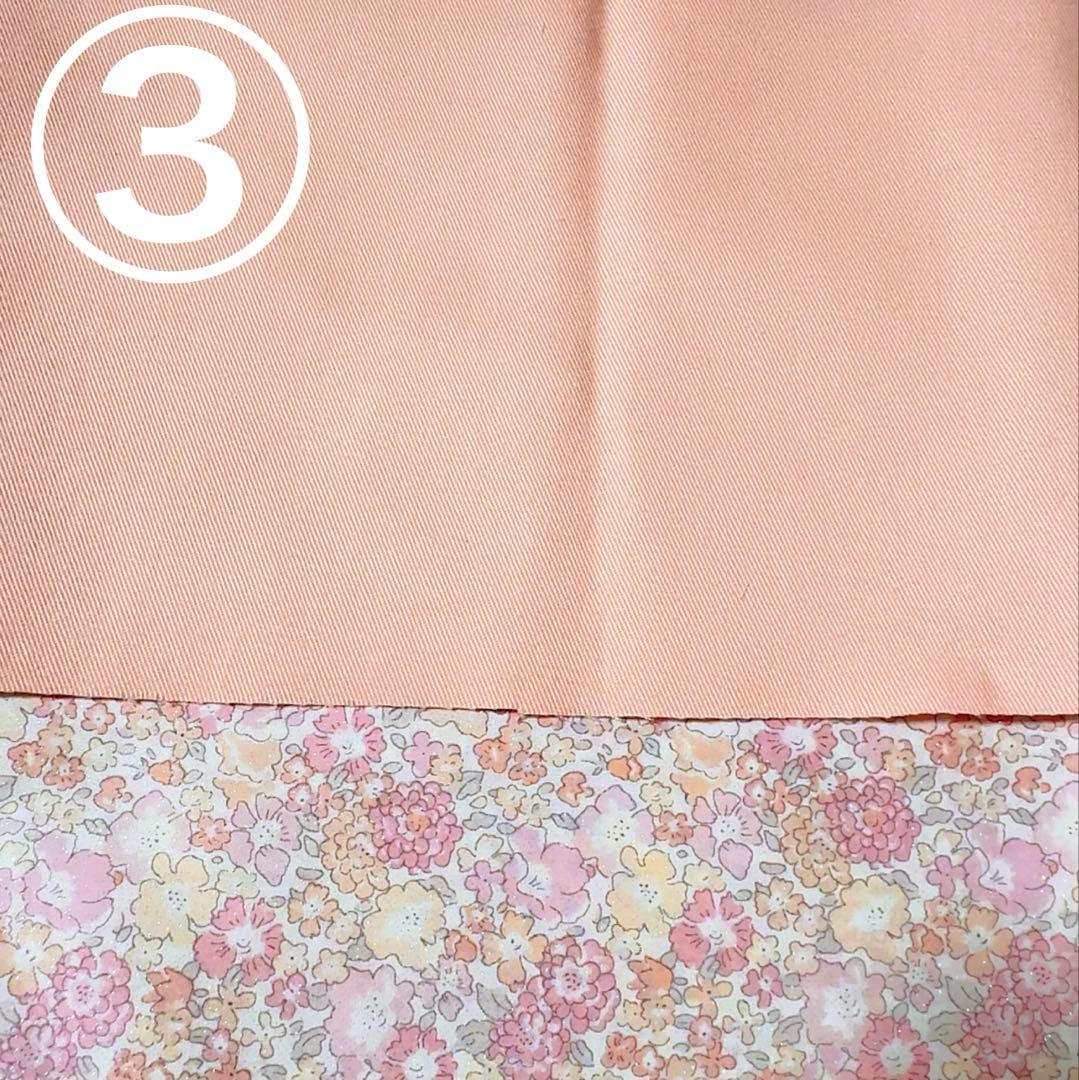 【リバティ】　レッスンバッグ　上履き袋　入園入学　リバティ　花柄　ピンク　女の子