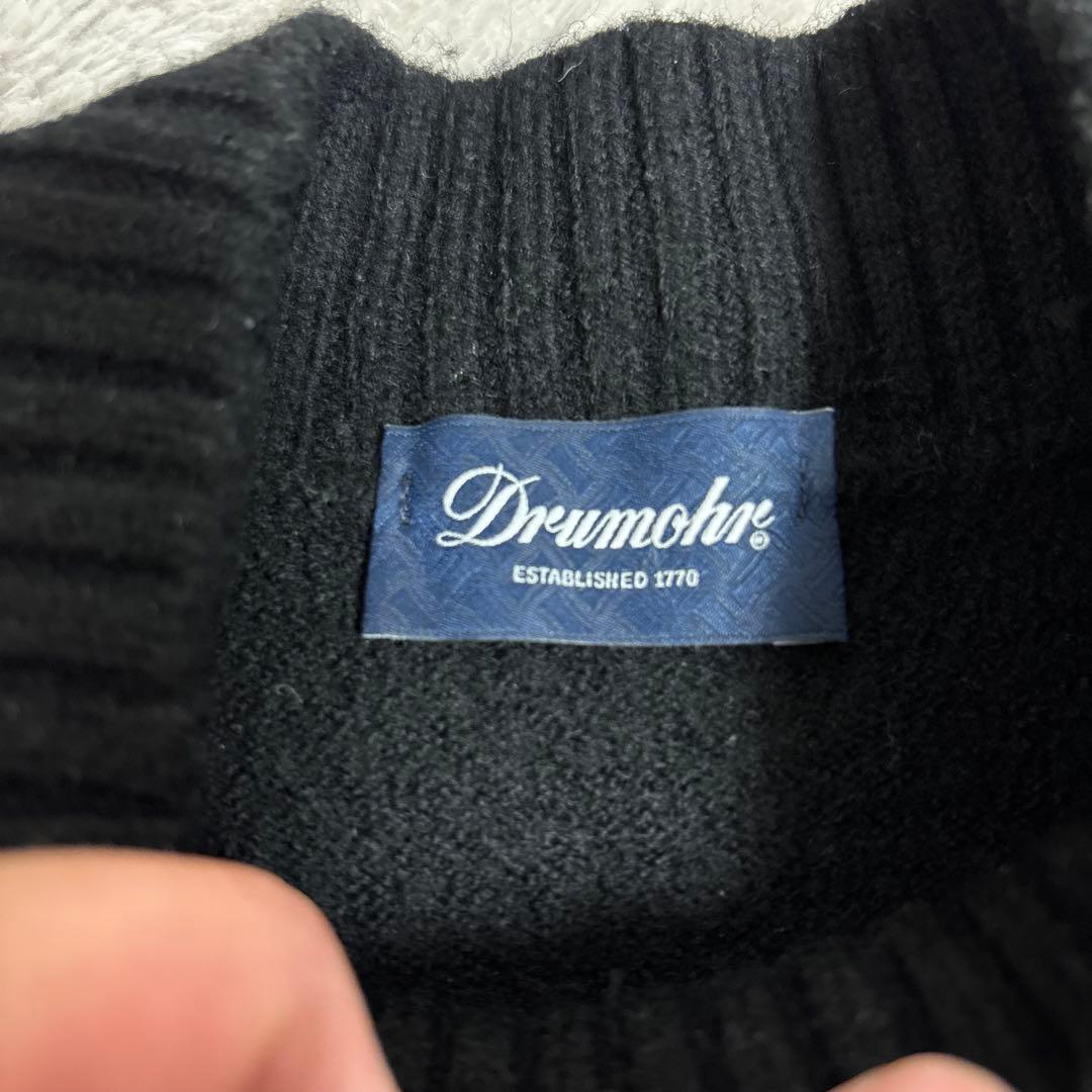 1/24まで 【美品】ドルモア／モックネックニット／ブラック／48