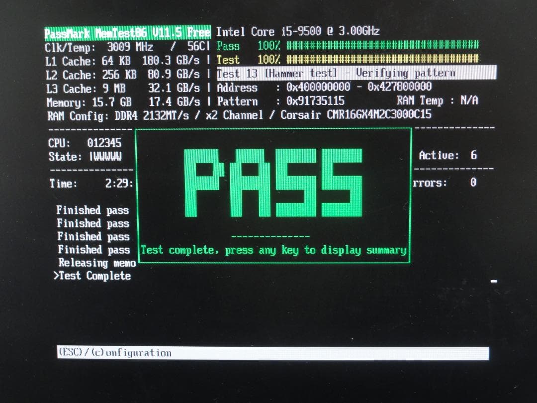 CORSAIR　DDR4 16GB（8GB×2枚） VENGEANCE RGB