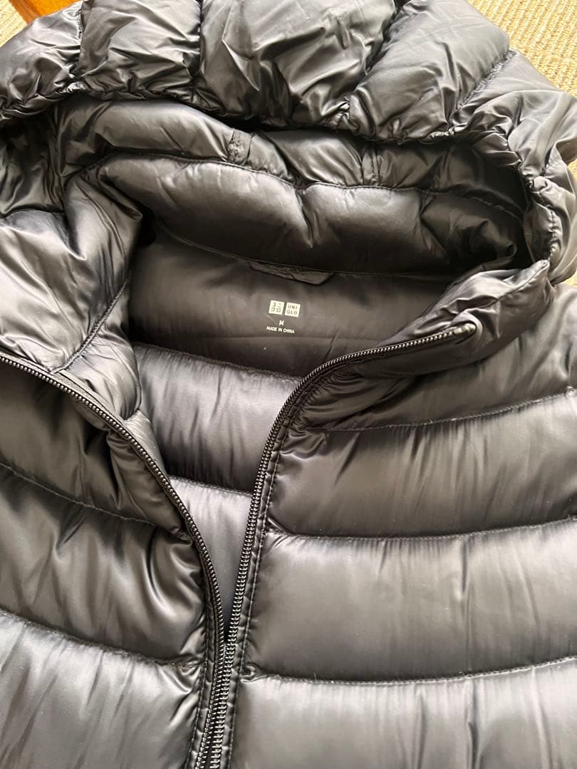 ユニクロ　ロングダウン　黒