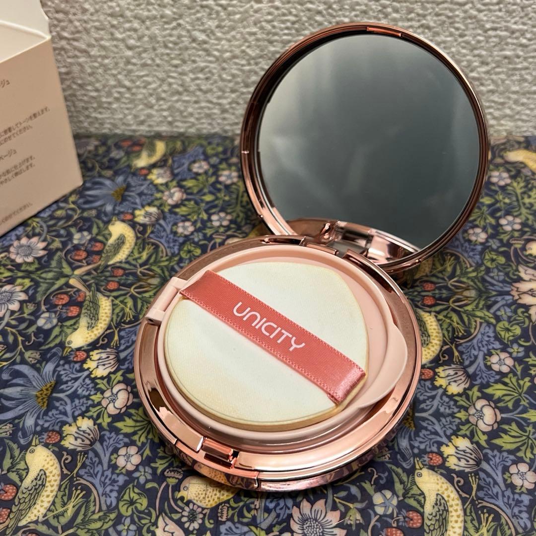 ユニシティ リアルフィットカバークッション　02 ナチュラルベージュ　ファンデ