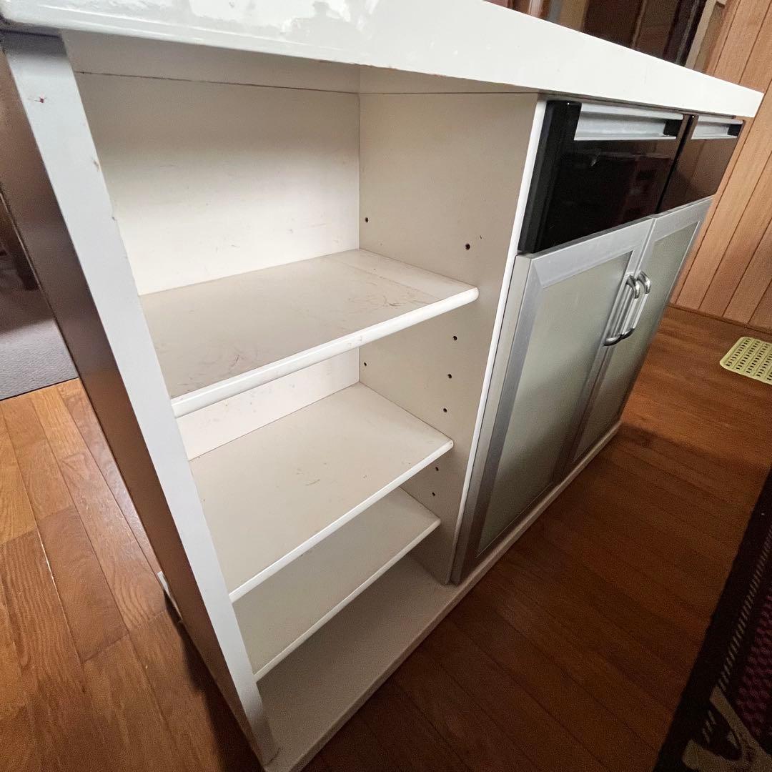 ニトリ　バーカウンター(パース2)120 収納付き