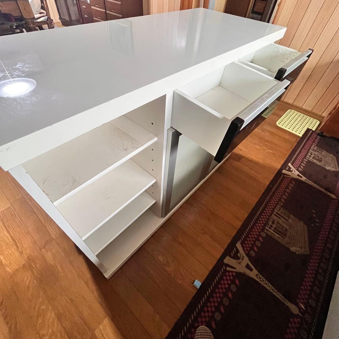 ニトリ　バーカウンター(パース2)120 収納付き