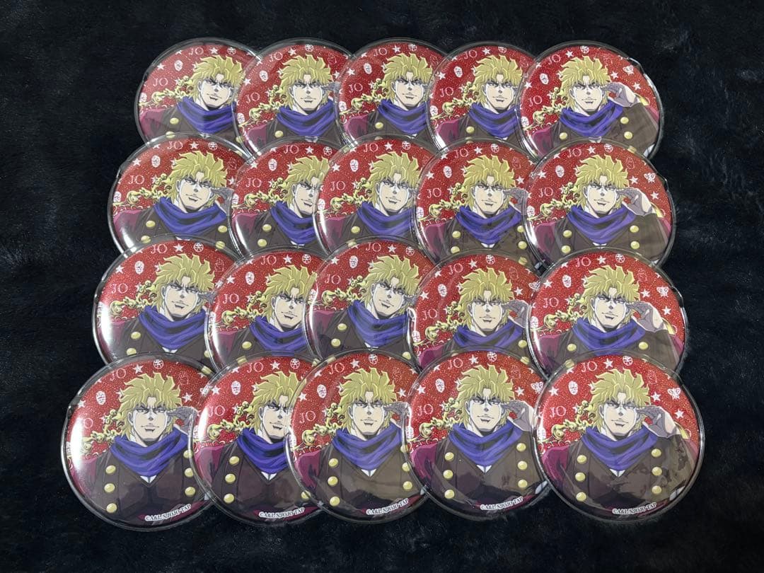 ジョジョワールド JOJOWORLD3 グリッター缶バッジ ディオ まとめ売り