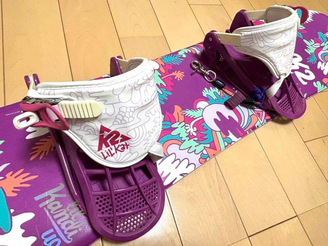 K2 キッズ スノーボードセット 110cmボード・ビンディング・ブーツ・ケース