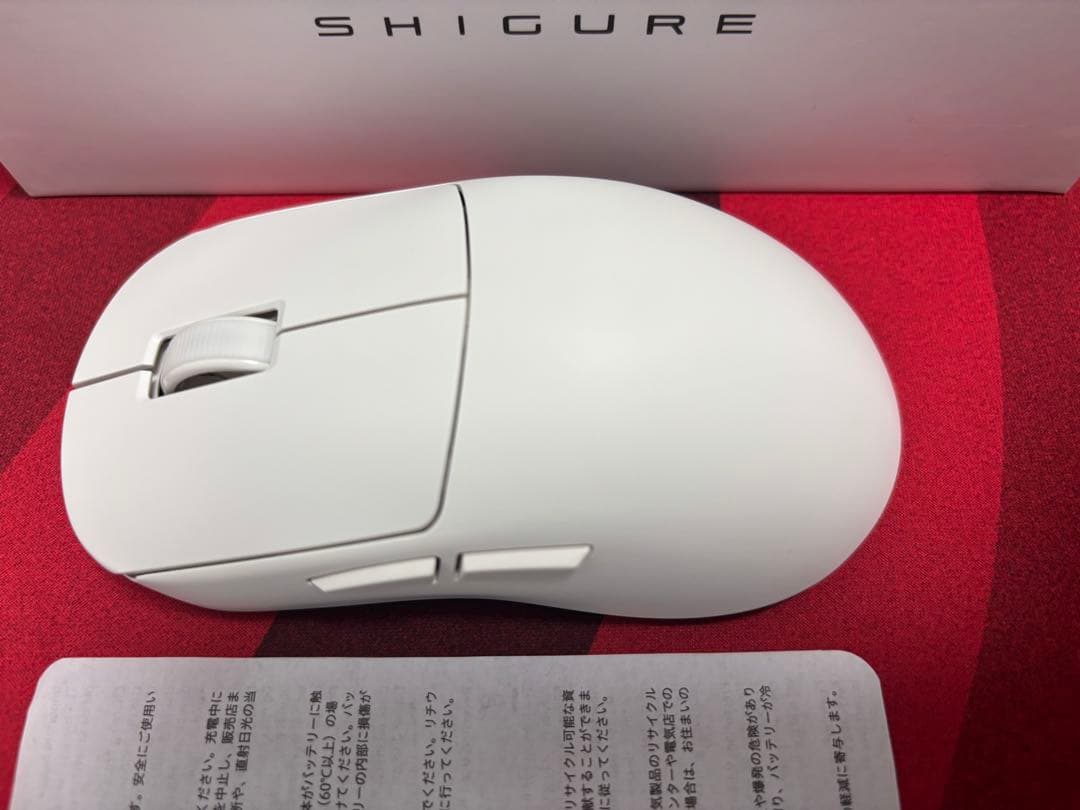 AIM1 時雨　ゲーミングマウス　ワイヤレス白