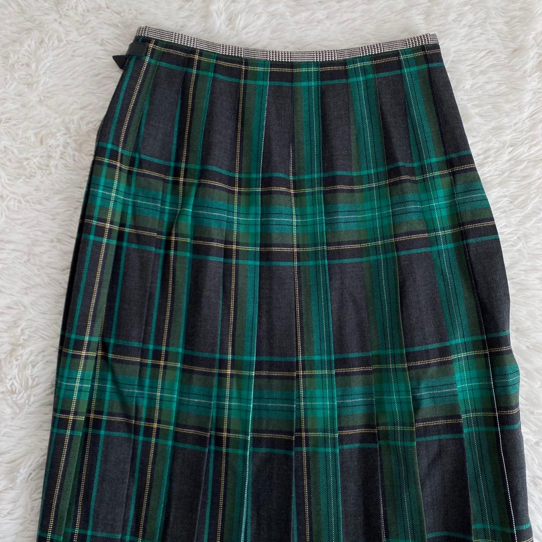 Kiui　極美品☆オニール オブ ダブリン☆プリーツ ロングキルトスカート